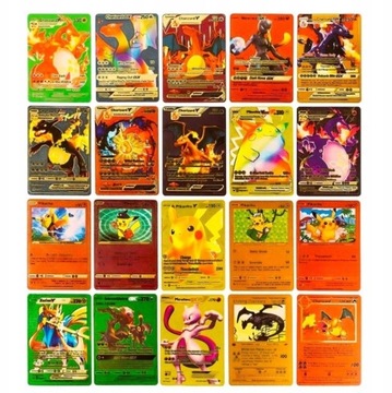 КОЛЛЕКЦИОННЫЕ КАРТЫ POKEMON RAINBOW 55 КАРТ
