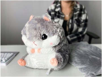 ПЛЮШЕВАЯ ПОДУШКА CUDDLE PLUSHIE PLANKET HAMSTER, унисекс