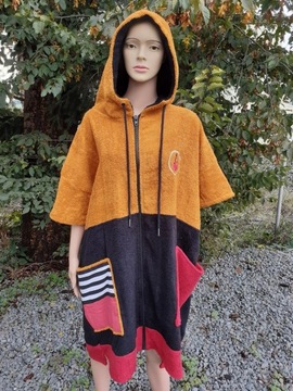 Бамбуковое пончо Wave Hawaii Dusty на молнии M