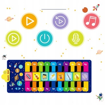 MATA MUZYCZNA TAŃCZENIA PIANINKO GRA TANECZNA
