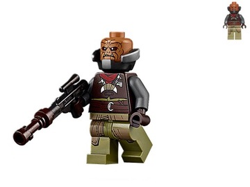 Lego Star Wars - Klatooinian Raider + blaster ! 75254 sw1059