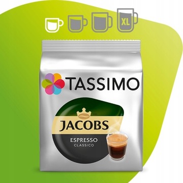 Капсулы Tassimo, смесь чёрного кофе, эспрессо, Morning Cafe, 5 упаковок