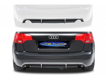 DYFUZOR AUDI A4 B7 SEDAN AVANT DWA WYDECHY RS LOOK!!!