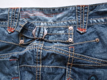 NEXT jeansowe spodnie bermudy _ S / M _ 36 / 38
