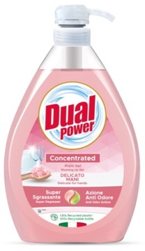 Dual Power Płyn do Naczyń Delikatny dla Dłoni 1l