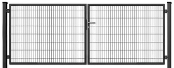 BRAMA ogrodzeniowa SX 656 PRO - ogrodowa - 4,00 x 1,50 m - kolor CZARNY