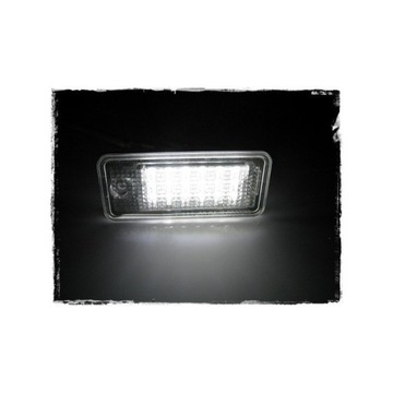 LAMPY TABULKY SPZ LED AUDI A1 A3 A4 A7 A8 RS4 RS6 6000K BÍLÉ