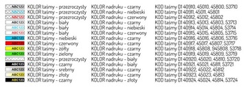 DYMO D1 45017 Лента запасная 12мм красный/черный