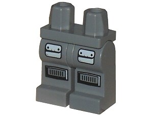 Lego 970c00pb0045 nogi c szary Space Police
