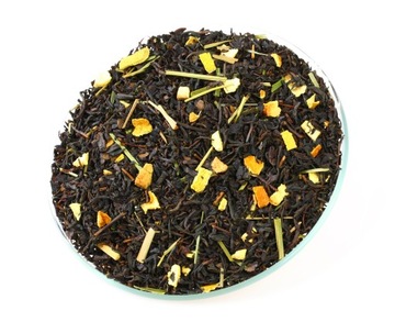 Herbata Czarna Wiosenna EARL GREY Z CYTRYNĄ (100g) Trawą Cytrynową