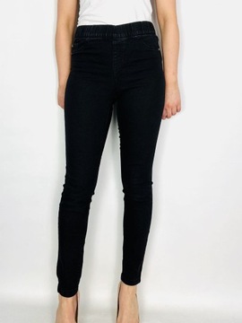 Jeansowe elastyczne spodnie rurki jegginsy S 36 Primark