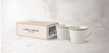 Laura Ashley Чайный сервиз из 2 фарфоровых кружек 0,3 л W182946 Полоса