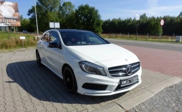 Mercedes Klasa A W176 Hatchback 5d Facelifting 200 d 136KM 2015 Mercedes-Benz Klasa A 200CDI 136KM AMG Line Niski przebieg Biksenon Skora, zdjęcie 22