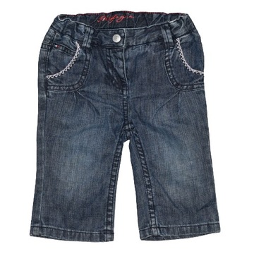 TOMMY HILFIGER SPODENKI JEANS 6-9M 74