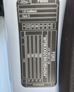 Ford Focus III Kombi 1.0 EcoBoost 100KM 2013 Ford Focus Ford Focus Turnier 1.0 EcoBoost Start-Stopp-System Ambiente, zdjęcie 11