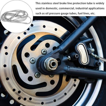 ЗАЩИТА ТОРМОЗНОЙ ТРУБКИ ИЗ НЕРЖАВЕЮЩЕЙ СТАЛИ С ПРУЖИННОЙ ТРУБКОЙ 3/16