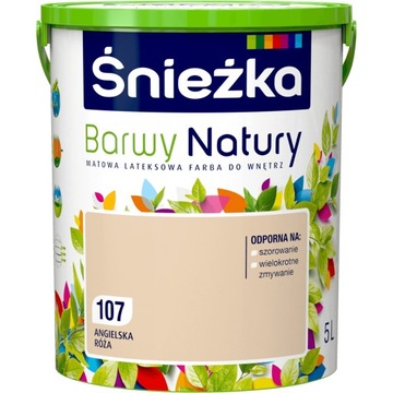 ŚNIEŻKA BARWY NATURY Angielska Róża 107 5L