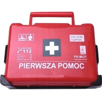 Аптечка первой помощи настенная DIN13164 БЕЛАЯ