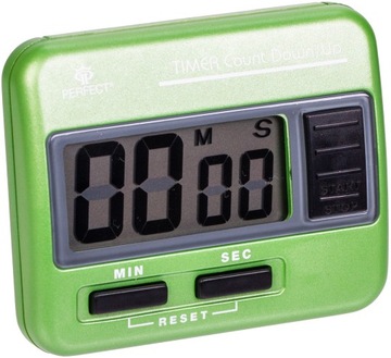 CYFROWY MINUTNIK TIMER TM86 LCD 86 BATERIA 100 min zielony