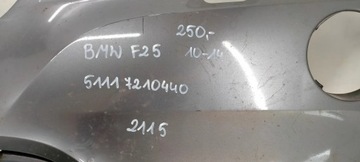 51117210440 BMW X3 F25 2010-2017 NÁRAZNÍK PŘEDNÍ