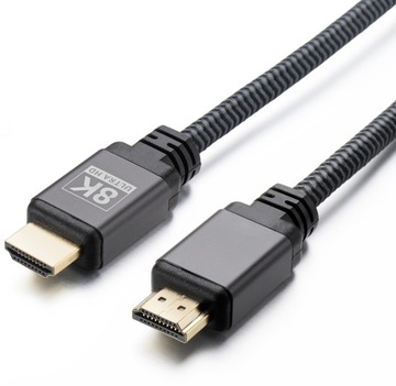 Kabel HDMI 2.1 PREMIUM ULTRA High Speed 8K 60HZ 2m