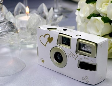 Одноразовая свадебная аналоговая камера на 27 фотографий
