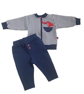 DRES DZIECIĘCY DRESIK KOMPLET BLUZA SPODNIE r. 74