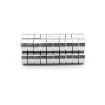 MAGNES NEODYMOWY WALCOWY 10x5 mm MOCNY, okrągły, krążek, HUNTER - 10 SZTUK