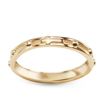 PIERŚCIONEK RÓŻANIEC ZŁOTY Verona Jewellery