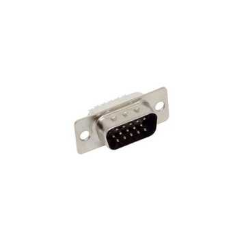 Wtyk VGA d-sub 15 pin DB15 lutowany