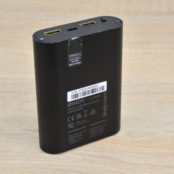 Uszkodzony LINDY Analizator sygnału HDMI 2.0 18G generator USB do wymiany
