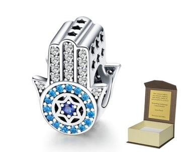Charms SREBRO Ręka Fatimy do bransolet C153