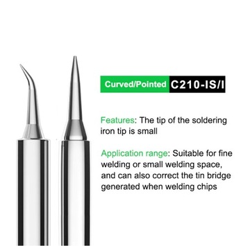 НАКОНЕЧНИК RELIFE C210-I ДЛЯ ПАЯЛЬНИКОВ JBC I2C X