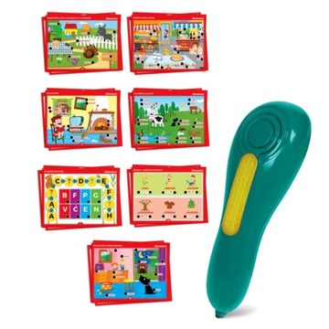 ГОВОРЯЩЕЕ РУЧКА 500 ВОПРОСОВ БУКВЫ И СЛОВА CLEMENTONI