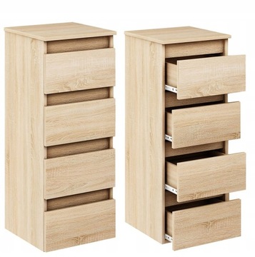 KOMODA SŁUPEK 32 cm MEGAN MODUŁ SZUFLADY SONOMA