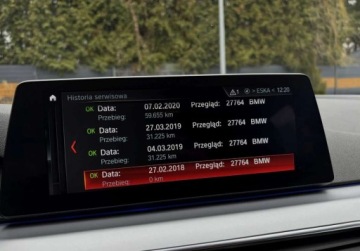 BMW Seria 5 G30-G31 Touring 520d 190KM 2018 BMW Seria 5 2.0D 190KM navi gwarancja LED AUTOMAT bezwypadkowy, zdjęcie 27