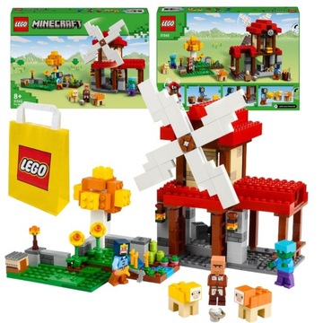 LEGO Minecraft 21262 Farma z wiatrakiem