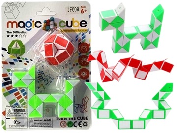 MAGICZNA UKŁADANKA WĄŻ KOSTKA MAGIC SNAKE 9678