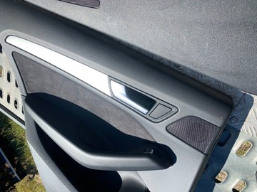 ОБИВКА БОКОВОЙ ДВЕРИ ПЕРЕДНЯЯ ЗАДНЯЯ Q5 8R 2011-17 КОМПЛЕКТ АЛЬКАНТАРЫ