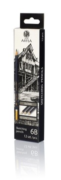 Ołówek do szkicowania 6B Artea 12 sztuk