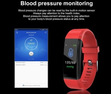 SMARTBAND ID115 SMARTWATCH OPASKA FIT SPORTOWA