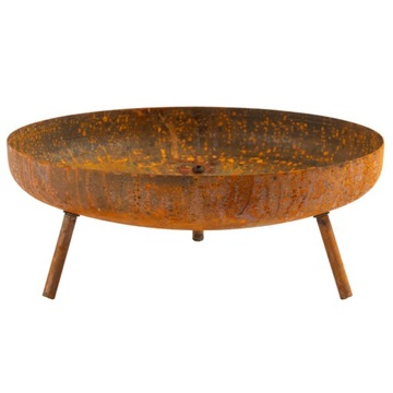 PALENISKO OGRODOWE METALOWE NA OGNISKO SUROWA STAL CAPRI 40 cm