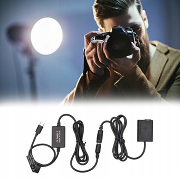 Кабель PD USB Type-C для фиктивной батареи постоянного тока NP-FW50