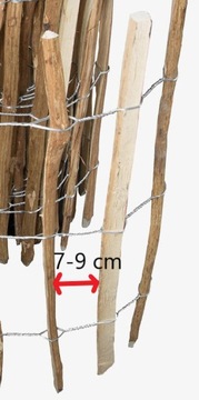 Płot leszczynowy ogrodzenie leszczynowe łupanka 7-9