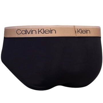 CALVIN KLEIN MAJTKI MĘSKIE SLIPY HIP BRIEF 3PK CZARNE r.M