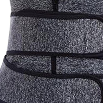 Женский жилет для тренировки талии, триммер для коррекции фигуры, поясной ремень, серый, L