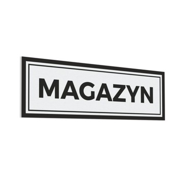 Magazyn - naklejka 10x30