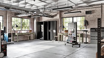 JAN NOWAK Szafa Metalowa Narzędziowa Warsztatowa SZYMON All Black Czarna