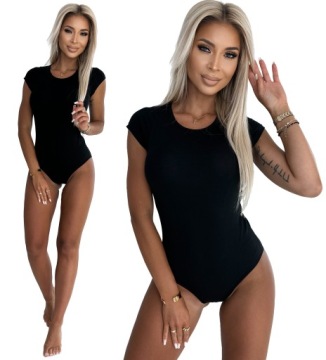 Czarne Kobiece BODY damskie Modelujące BAWEŁNA L