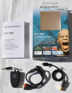 АДАПТЕР OEHLBACH BLUETOOTH aptX С CD-КАЧЕСТВОМ ДЛЯ Mini-Jack/RCA